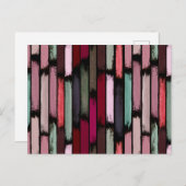 Kleurenregen 3 feestdagenkaart (Voorkant / Achterkant)