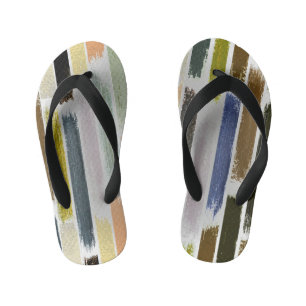 Kleurenregen 5 kinder teenslippers