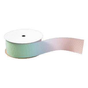 Kleurenregenboog van pasta grosgrain lint