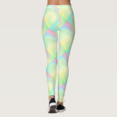 Kleurenregenboog van pasta leggings (Achterkant)