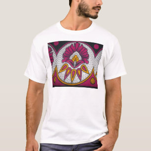 kleurenretro Afrikaanse traditionele stijl T-shirt