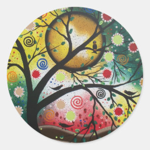 Kleurenrevolutie door Lori Everett Ronde Sticker