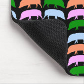 Kleurenrijk varkensmuismatje muismat (Hoek)