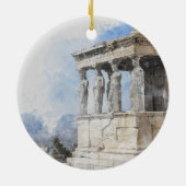  kleurenschets Athens Griekenland Ornament (Achterkant)