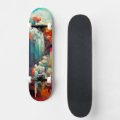 Kleurenskateboard - Aangepast ontwerp Skateboard (Voorkant)