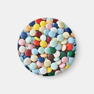 Kleurenspectrum snoepjes magneet