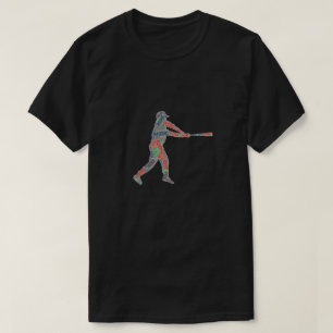 Kleurenspel Baseball Sport Grafisch T-shirt