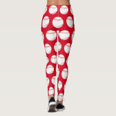 Kleurenstaarten van het honkbalteam van vrouwen leggings (Achterkant)