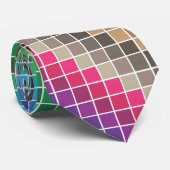 kleurenstalen regenboog stropdas (Opgerold)