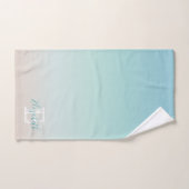 Kleurenstijl Kastal | Modern minimalistisch monogr Bad Handdoek (Handdoek)