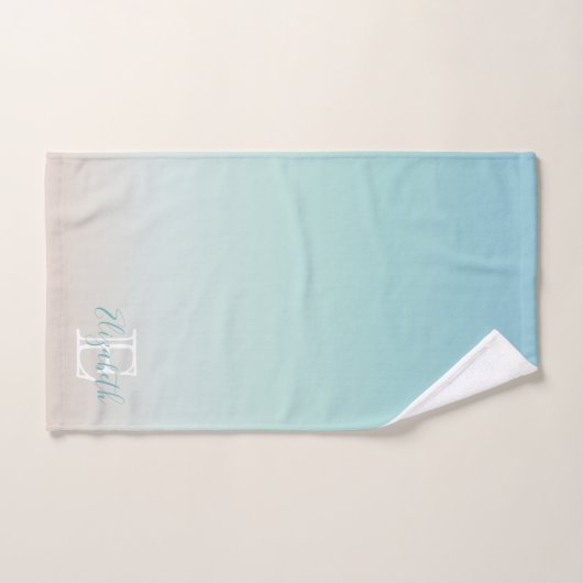 Kleurenstijl Kastal | Modern minimalistisch monogr Bad Handdoek (Handdoek)