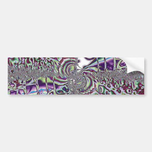 KleurenStorm - Fractal Art Bumpersticker (Voorkant)