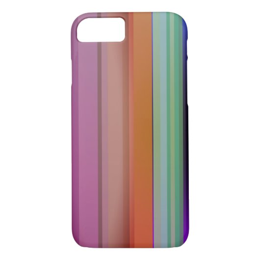 Kleurenstrepen Case-Mate iPhone Case (Achterkant)
