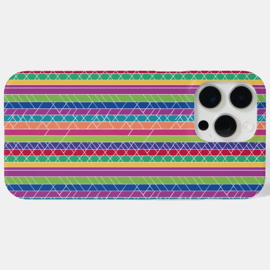 Kleurenstrepen Case-Mate iPhone Case (Achterkant (horizontaal))