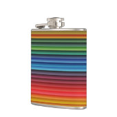 Kleurenstrepen Heupfles (Links)