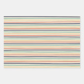 Kleurenstrepen Inpakpapier Vel (Voorkant 2)