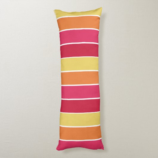 Kleurenstrepen Lichaamskussen (Achterkant (Verticaal))