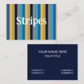 Kleurenstrepen Visitekaartje (Voorkant / Achterkant)