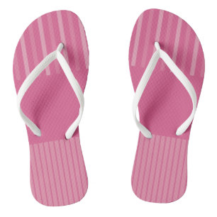 Kleurenstrepen voor Pop - Roze Teenslippers