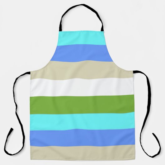 Kleurenstrips voor het strand van Sint Maarten Schort (Voorkant)