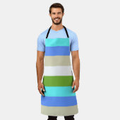 Kleurenstrips voor het strand van Sint Maarten Schort (Gedragen)