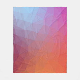 kleurenthema mozaïek abstracte achtergrond abstrac fleece deken
