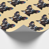 Kleurentheorie Frenchie Cadeaupapier (Hoek)