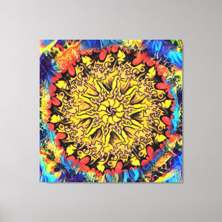 Kleurentherapie Uitgerekte Canvasdruk Canvas Afdruk