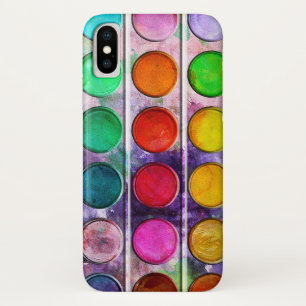Kleurenvak Fine Art Fun Colorful Paint iPhone X Hoesje