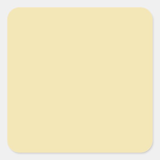 kleurenvanille vierkante sticker (Voorkant)