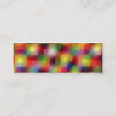 Kleurenvierkant - Skinny Mini Visitekaartje (Achterkant)