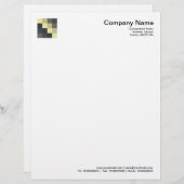 Kleurenvierkantjes 09 custom briefhoofd (Voorkant / Achterkant)