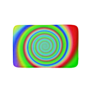 Kleurenvlees 7 Swirl Bath Mat