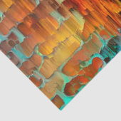 Kleurenwand kunststofpapier tissuepapier (Detail)