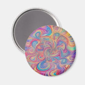 Kleurenwervelmagneet Magneet (Voorkant / Achterkant)