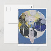 Kleurenwiel, Abstracte kunst Briefkaart (Voorkant / Achterkant)