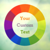 Kleurenwiel Raamsticker (Vel 3)