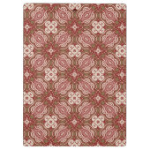 Kleurere achtergrond van het retropatroon 4 klembord (Achterkant)