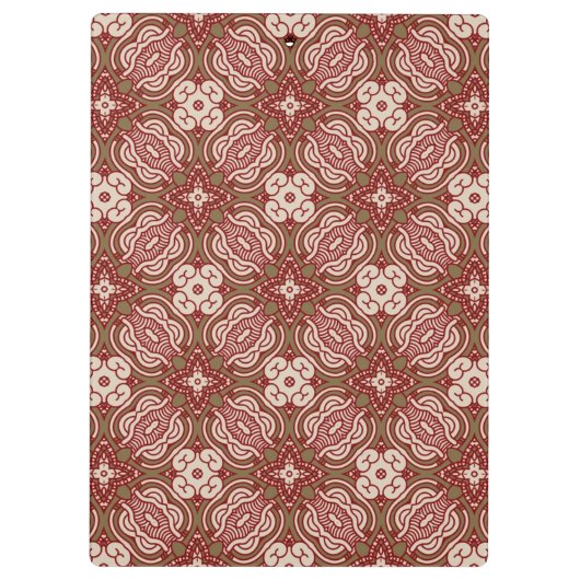 Kleurere achtergrond van het retropatroon 4 klembord (Achterkant)