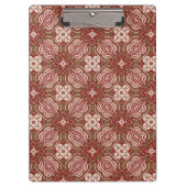 Kleurere achtergrond van het retropatroon 4 klembord (Voorkant)