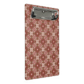 Kleurere achtergrond van het retropatroon 4 mini klembord (Schuin)