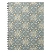 Kleurere achtergrond van het retropatroon 5 notitieboek (Voorkant)