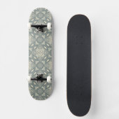 Kleurere achtergrond van het retropatroon 5 skateboard (Voorkant)
