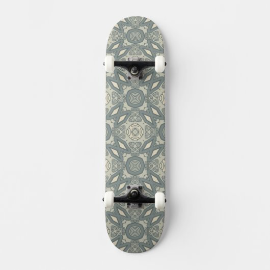 Kleurere achtergrond van het retropatroon 5 skateboard (Voorkant)