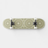 Kleurere achtergrond van het retropatroon 6 skateboard (Horizontaal)