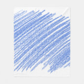 Kleurere kras van het potlood fleece deken (Voorkant)