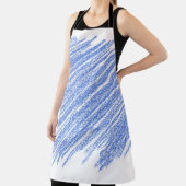 Kleurere kras van het potlood schort (Insitu)