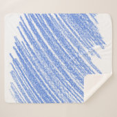 Kleurere kras van het potlood sherpa deken (Voorkant (horizontaal))