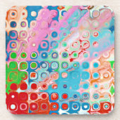 Kleurexplosie Bier Onderzetter (Voorkant)