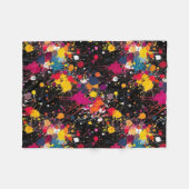Kleurexplosie Fleece Deken (Voorkant (Horizontaal))